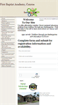 Mobile Screenshot of firstbaptistacademyconroe.com